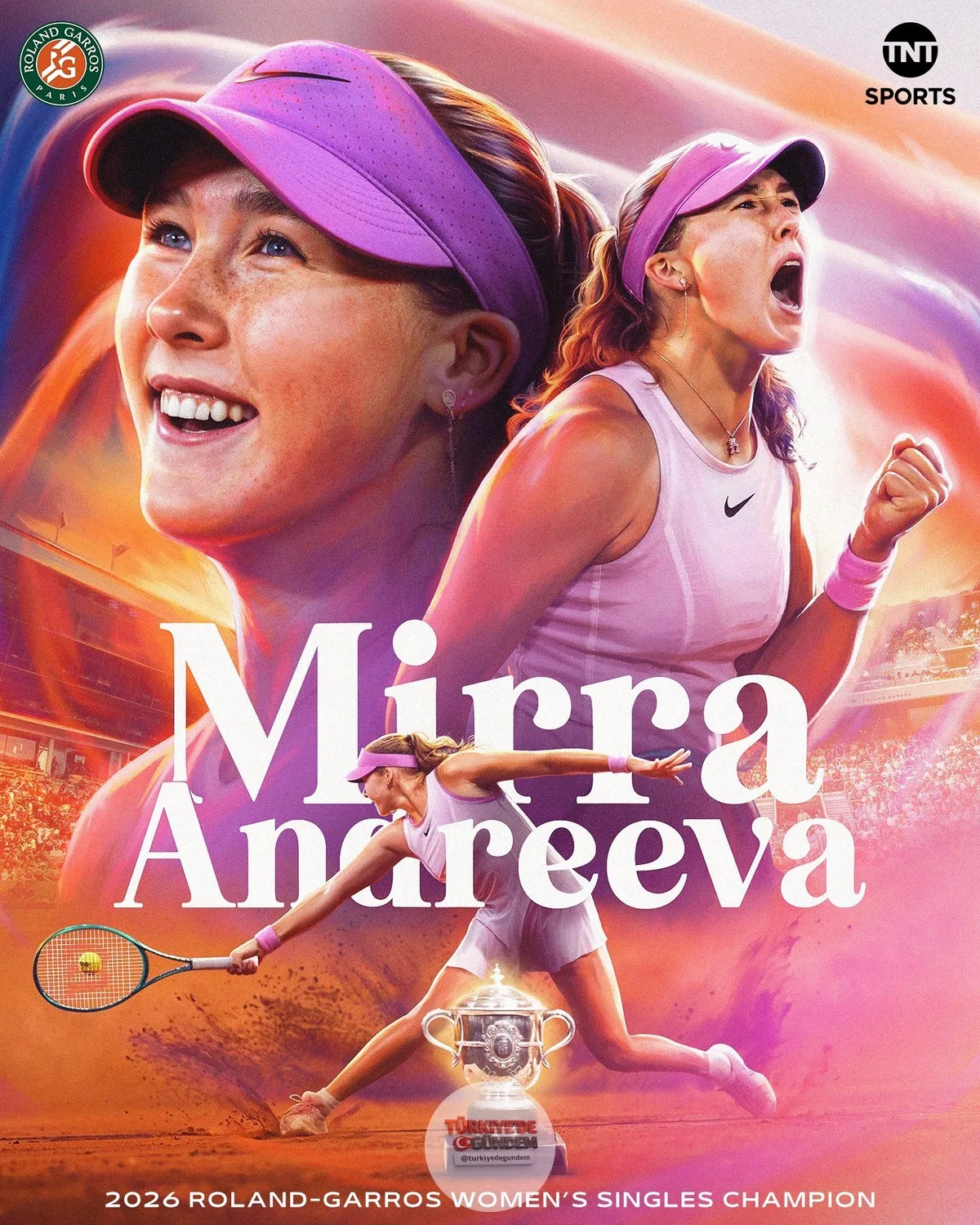 İNKAR EDİLEMEZ BİR SERÜVENİ: 19 YAŞINDAKİ MIRRA ANDREEVA GRAND SLAM ŞAMPİYONU