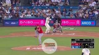 OHTANI GECENİN İKİNCİ VURUŞUNDA HOMER YAPTI! Dodgers sadece ilk inning'de DOKUZ sayı kaydetti (Kaynak: @MLB)