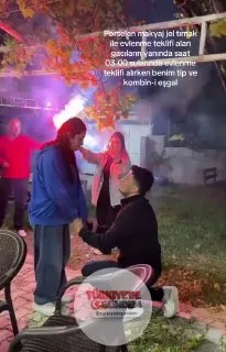 Saat 03.00'te evlilik teklifi alan kadın: "Porselen makyajları ve jel tırnaklarıyla evlilik teklifi alan o kızlarla kıyaslandığında, saat 03.00 civarında teklif aldığım sıradaki halim ve kıyafetim."