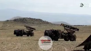 Ermenistan, Hindistan'dan tedarik edilen Pinaka çok namlulu roketatar sistemi ile tatbikat gerçekleştirdi.