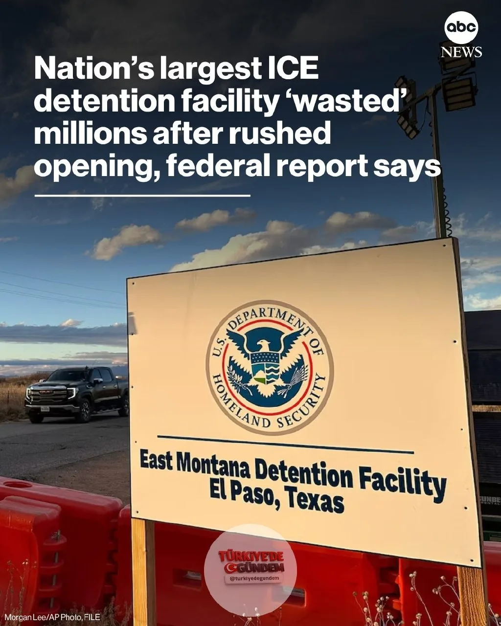 Federal bir rapora göre hükümet, Teksas'ın El Paso kentindeki Fort Bliss'te ülkenin en büyük gözaltı merkezini aceleyle kurmasının ardından milyonlarca doları "boşa harcadı" ve sağlık, güvenlik ile güç kullanımı konusundaki belgelendirme gereklilikle