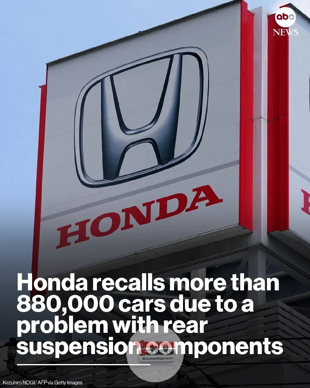 Honda, arka süspansiyon parçalarındaki arıza riski nedeniyle 800 binden fazla aracını geri çağırıyor. Söz konusu arızanın sürücülerin direksiyon hakimiyetini kaybetmesine yol açarak kaza ve yaralanma riskini artırabileceği belirtildi.
