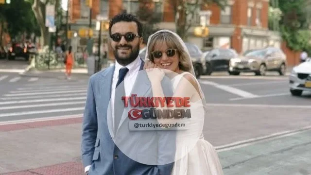 Hasan Can Kaya ve Duygu Karabaş, New York'ta dünyaevine girdi.