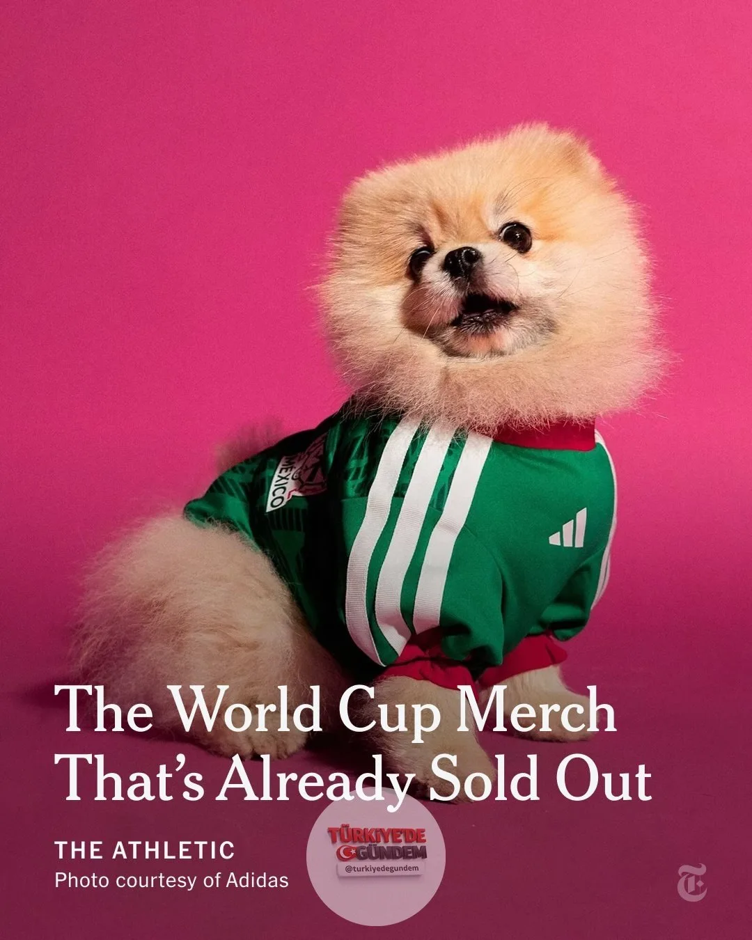 The Athletic'in haberine göre, Dünya Kupası için özel olarak üretilen bu ürünler, turnuva henüz başlamadan tükendi.