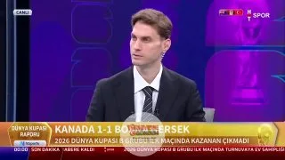 Dünya Kupası Raporu @uguraktan: Bence Kanada'nın maç boyunca yakaladığı çok net fırsatları değerlendiremeyerek galibiyeti kaçırdığı bir karşılaşma oldu.