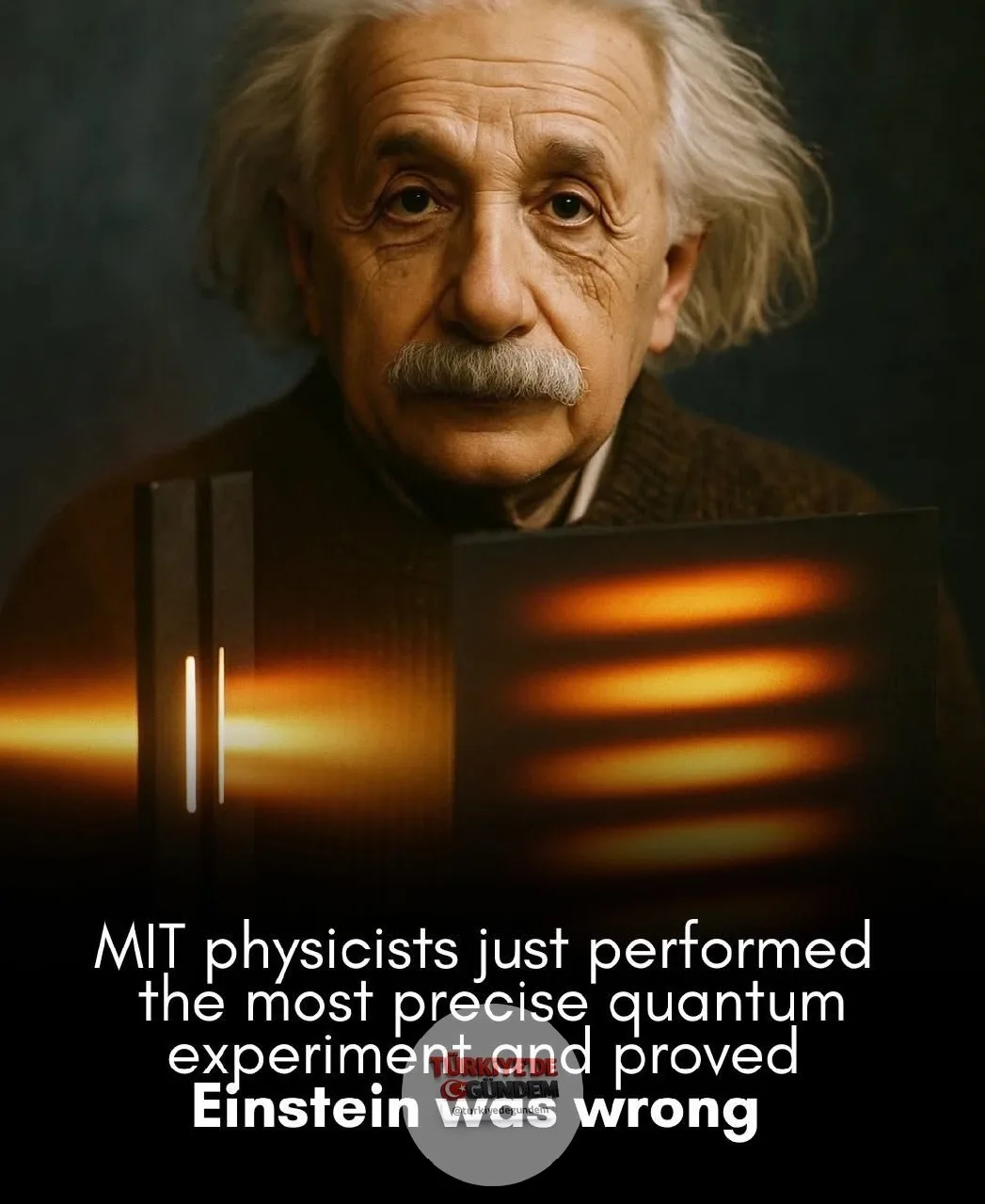1-) 🌦️ MIT fizikçileri, ikonik çift yarık deneyinin bugüne kadarki en hassas versiyonunu gerçekleştirerek Albert Einstein'ın kuantum fiziğinin en büyük gizemlerinden birine dair yanıldığını kanıtladı. Aşırı soğuk atomlar ve tekil fotonlar kullanan ek