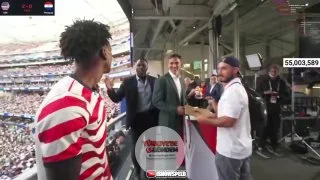 IShowSpeed, "soccer" diyen eski ABD'li futbolcuyu "football" diyerek düzeltti