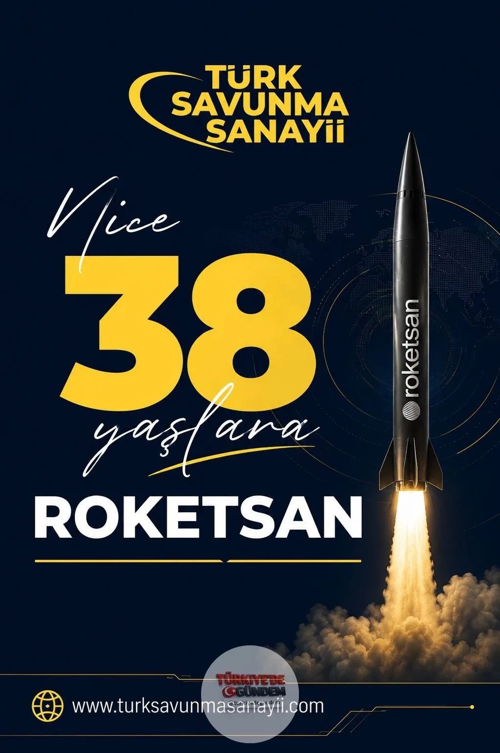 Bir zamanlar füze sistemlerini ithal eden Türkiye… Bugün ATMACA, TAYFUN, AKYA ve ÇAKIR gibi kritik sistemleri geliştirebilen bir savunma sanayii altyapısına sahip. Bu yolculuğun önemli mimarlarından ROKETSAN 38 yaşında. Nice başarılı yıllara… @rokets