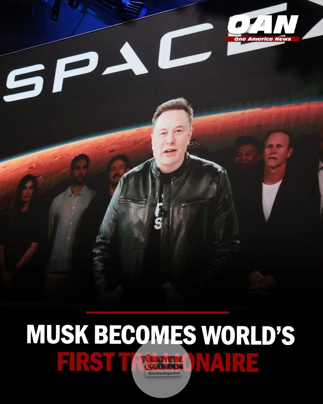 Haberlere göre, SpaceX'in halka arzında rekor düzeyde 75 milyar dolar toplamasıyla Elon Musk dünyanın ilk trilyoneri oldu. Hisselerin satışı, büyük bir kısmı SpaceX'teki hisselerine dayanan Musk'ın net servetini yaklaşık 1,1 trilyon dolara çıkardı. O