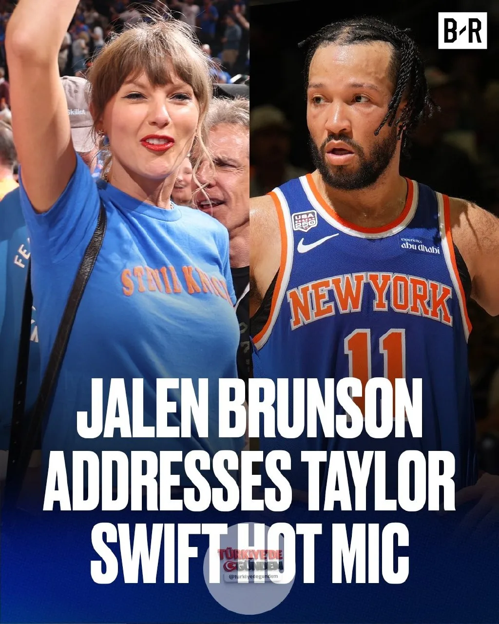 Jalen Brunson, viral olan mikrofon kazasının ardından Swiftie'lerden Monica McNutt'a karşı anlayışlı olmalarını istedi. Detaylar burada: 397-jalen-brunson-asks-taylor-swift-fans-cut-monica-mcnutt-some-slack-after-viral-hot-mic-diss