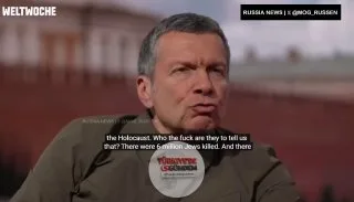 Rus televizyon sunucusu Vladimir Solovyov: "6 milyon Yahudi hayatını kaybetti; ancak onları kurtarmak için 27 milyon Sovyet vatandaşı da can verdi. Onların kanı bizimkinden daha mı kutsal? Dünyayı kim kurtardı? Sovyet ordusu. Yahudilerin soykırımı ta
