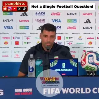 İran Milli Takımı futbolcusu Mehdi Taremi, Dünya Kupası öncesi düzenlenen basın toplantısında saha dışı sorulara tepki gösterdi: "Futbolla ilgili tek bir soru bile gelmediği için şunu söyleyeyim: Yeni Zelanda iyi bir takım. Umarım güzel bir maç olur.