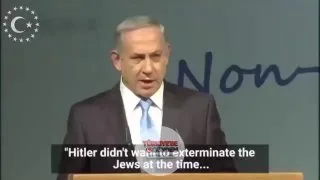 | Netanyahu'nun, Holokost'tan Müslümanları sorumlu tutarak Hitler'i savunduğu konuşması gündem oldu: "Hitler Yahudileri yok etmek istemiyordu. Sadece onları sınır dışı etmek istiyordu." "Hacı Emin el-Hüseyni (Filistinli siyasi lider) Hitler'in yanına