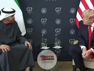 Trump'a kısık sesle konuşan BAE Lideri Al Nahyan'a: Görüyorsun ya, bu kadar zengin olduğunda, bu kadar kısık sesle konuşma lüksüne sahip olabiliyorsun.