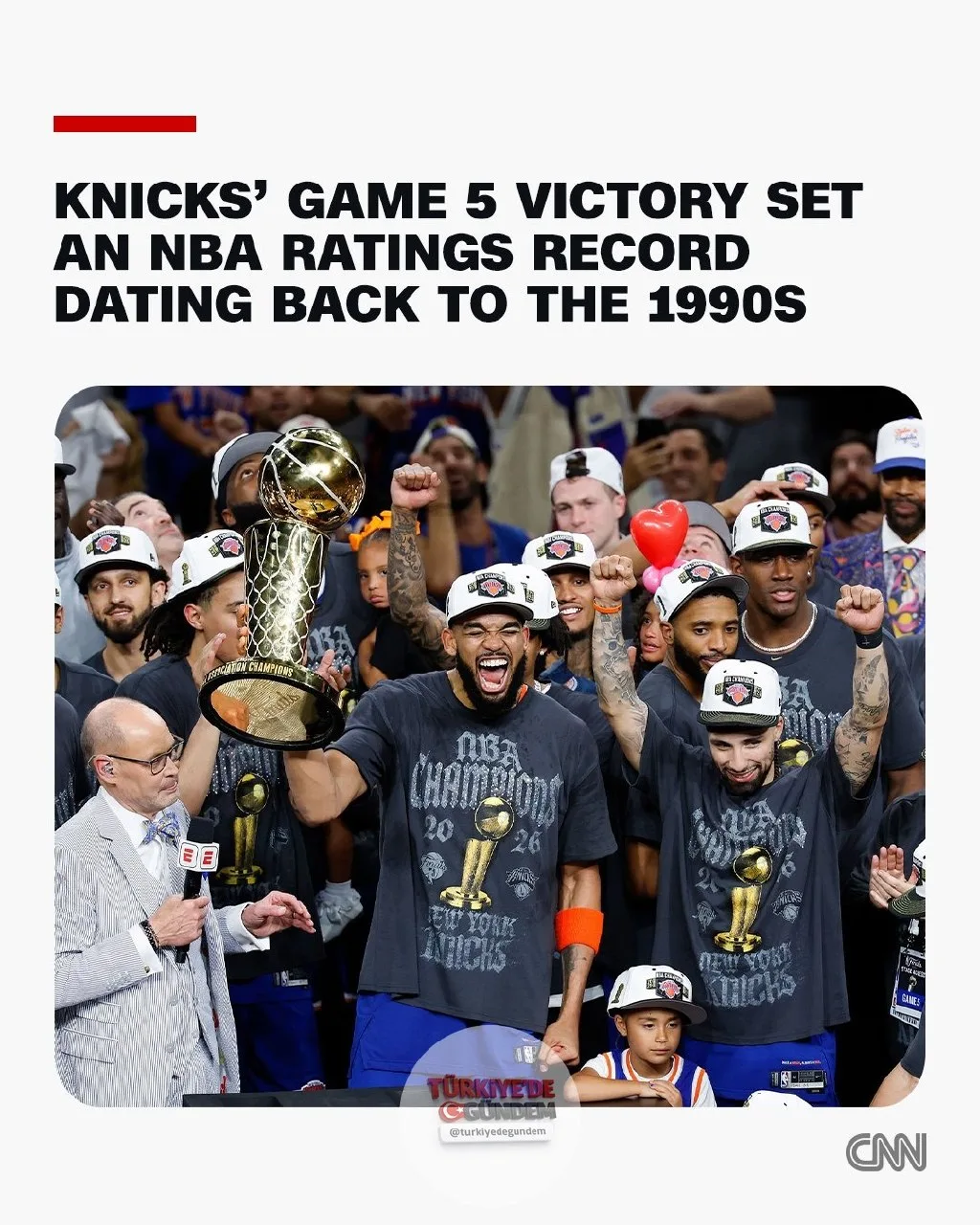 Nielsen tarafından Salı öğleden sonra açıklanan verilere göre, Cumartesi gecesi yayınlanan 5. maç ortalama 24,5 milyon izleyiciye ulaşarak 1998'den bu yana en çok izlenen NBA Finali 5. maçı oldu.