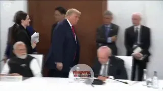 G7 zirvesine geç kalan Donald Trump: "Patron benim."