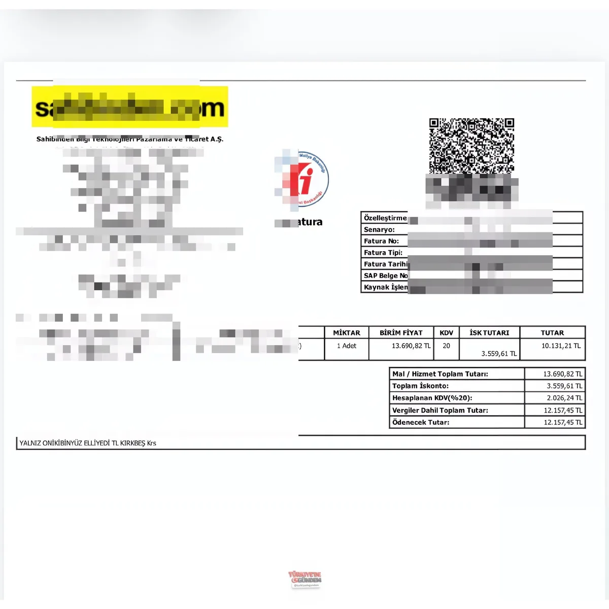 Whatsapp İhbar Hattımıza gelen şikayet: “Sarı sitede aylık 12.157 tl ile başlayıp yıllık ortalama 15.716 TL ödediğimiz 10 ilanlık hizmet için bu yıl 34.000 TL isteniyor.” “%116 zam neye göre yapılıyor? Tüm esnafı zor durumda bırakan bu fahiş zamdan ş