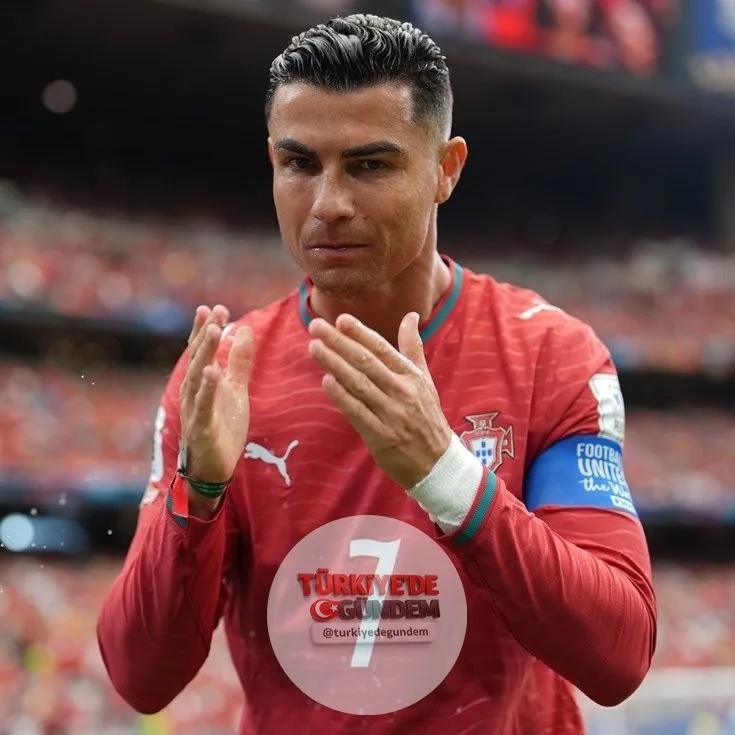 Cristiano Ronaldo, Demokratik Kongo Cumhuriyeti karşısındaki ilk şutunu 68. dakikada çekti.