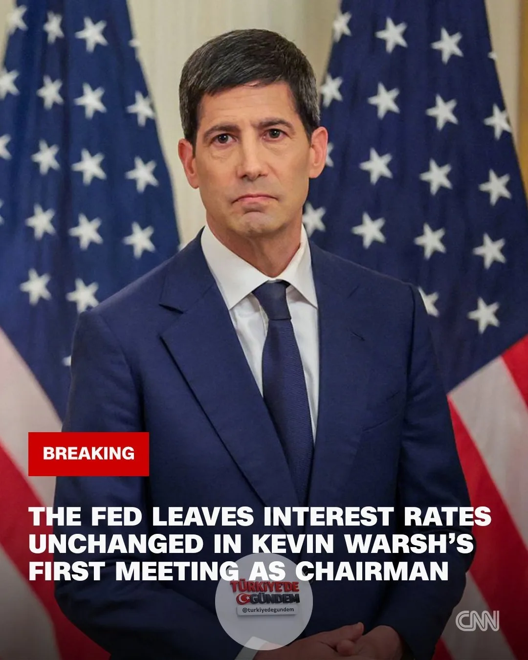 ABD Merkez Bankası, Kevin Warsh'un başkan olarak ilk toplantısında faiz oranlarını sabit bıraktı. Canlı güncellemeleri takip edin.