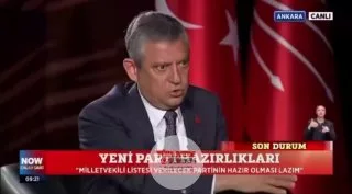 | Özgür Özel, erken seçim ihtimali ve buna karşı önlem olarak yeni bir parti kurulması olasılığına ilişkin açıklamalarda bulundu: