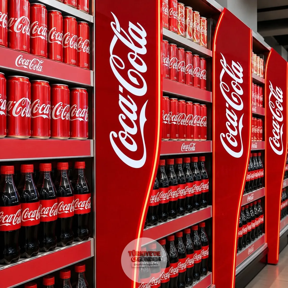 Rekabet Kurumu, Coca-Cola'nın satış noktalarındaki raf ve dolap payını yüzde 65 ile sınırlandırdı. Rakip markalara ayrılan alan ise yüzde 35'e çıkarılacak.