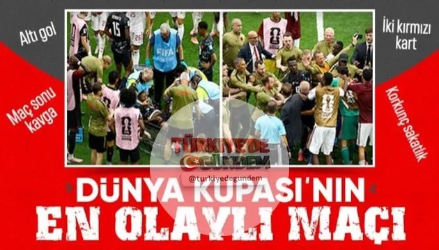 Kanada'nın Katar'ı 6-0 mağlup ettiği Dünya Kupası maçına kırmızı kartlar ve sakatlıklar damga vurdu. Katar'ın 83 dakika boyunca 10 kişi mücadele ettiği karşılaşmada, Kanada'dan Ismael Koné'nin ayağının kırılması geceye damgasını vurdu.