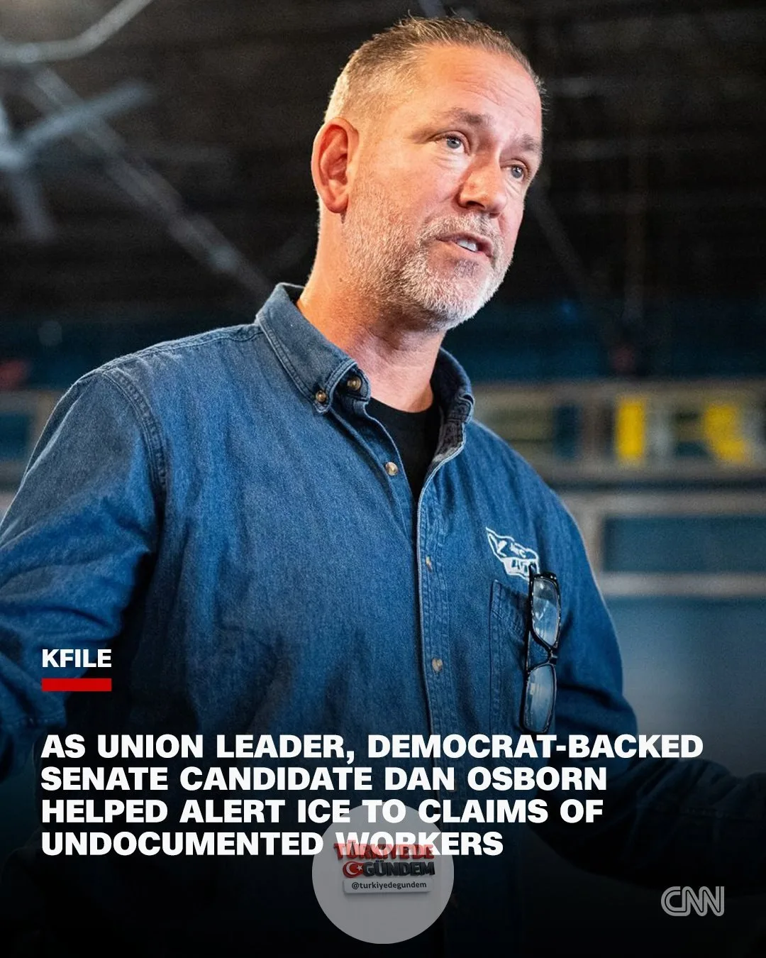 Nebraska'da Demokrat Parti destekli bağımsız senato adayı Dan Osborn, ICE'ın taktiklerini eleştirse de, bir sendika lideri olarak işçi grevi sırasındaki eylemleri çok daha karmaşık bir tablo ortaya koyuyor.