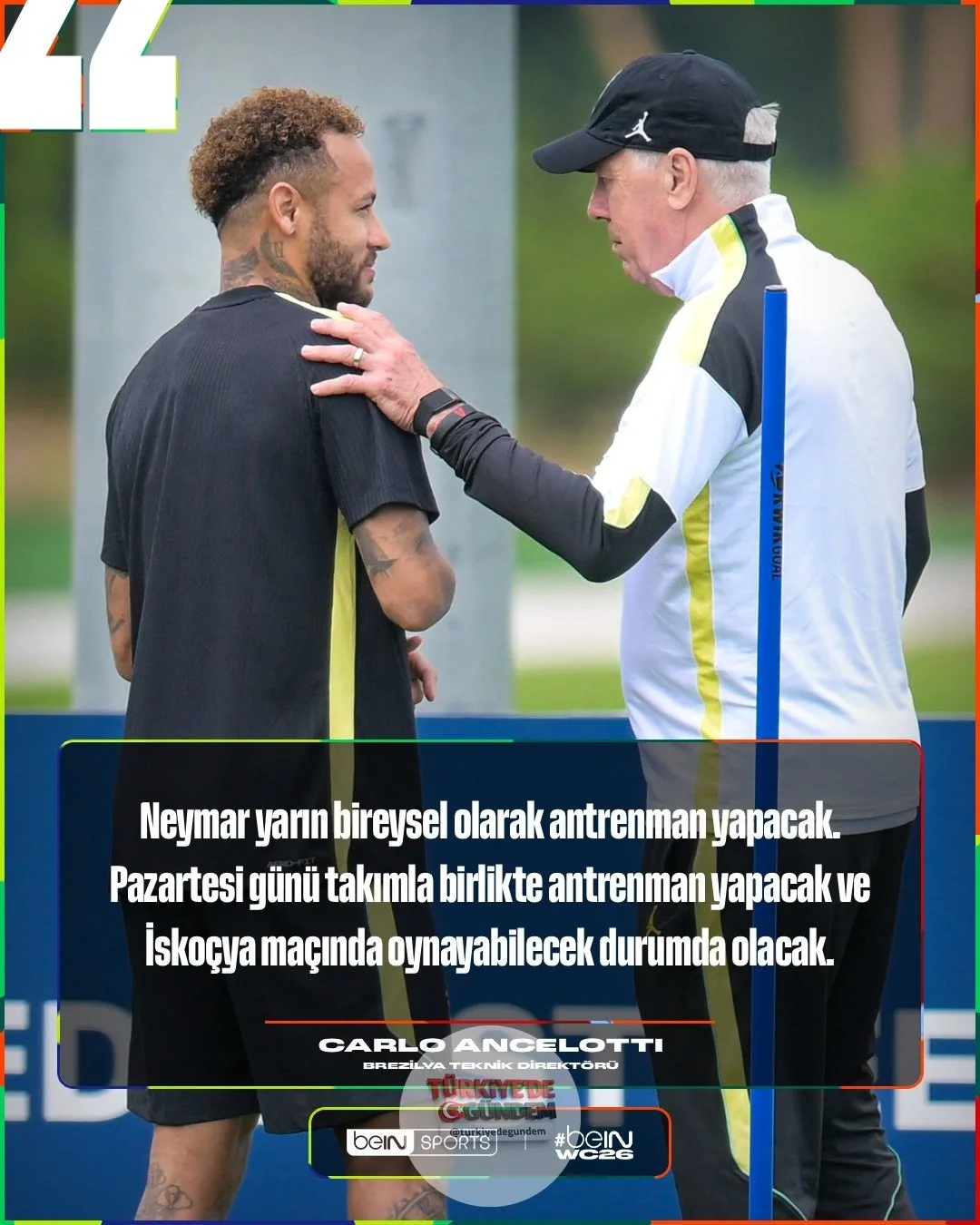 Carlo Ancelotti'den Neymar'ın sağlık durumuna ilişkin açıklama!