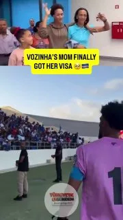 Kaleci Vozinha annesiyle bir araya geldi.
