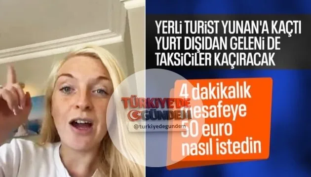 Antalya'da tatil yapan bir İngiliz turistin taksi yolculuğu sırasında yaşadığı para üstü tartışması sosyal medyada gündem oldu. İngiliz turistin 4 dakikalık taksi yolculuğu için nasıl 50 Euro kaybetmek üzere olduğunu anlattığı video viral oldu.
