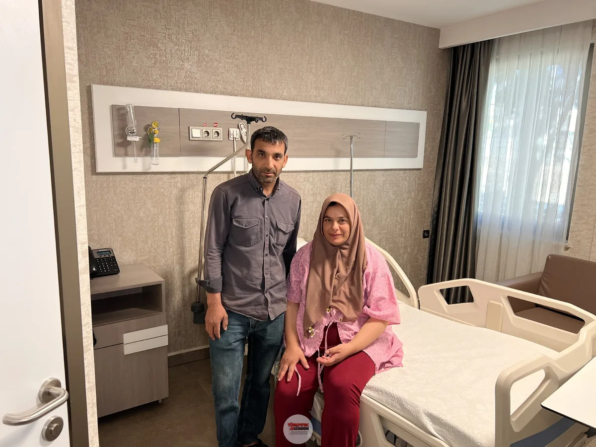 Kahramanmaraş'ta 10 yıldır çocuk sahibi olma hayali kuran Sultan ve Şeref Kazcı çifti, tüp bebek tedavisiyle üçüz bebeklerine kavuştu.