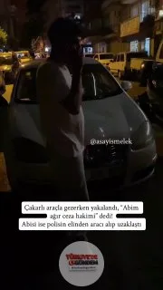 Aydın'da çakar tertibatıyla seyir halindeki bir sürücünün, kendisini durduran ekiplere "Ağır ceza hakimi kardeşim var" diyerek savunma yaptığı iddia edildi. Sürücüye 174 bin TL idari para cezası kesilirken, ehliyetine 30 gün süreyle el konuldu ve ara