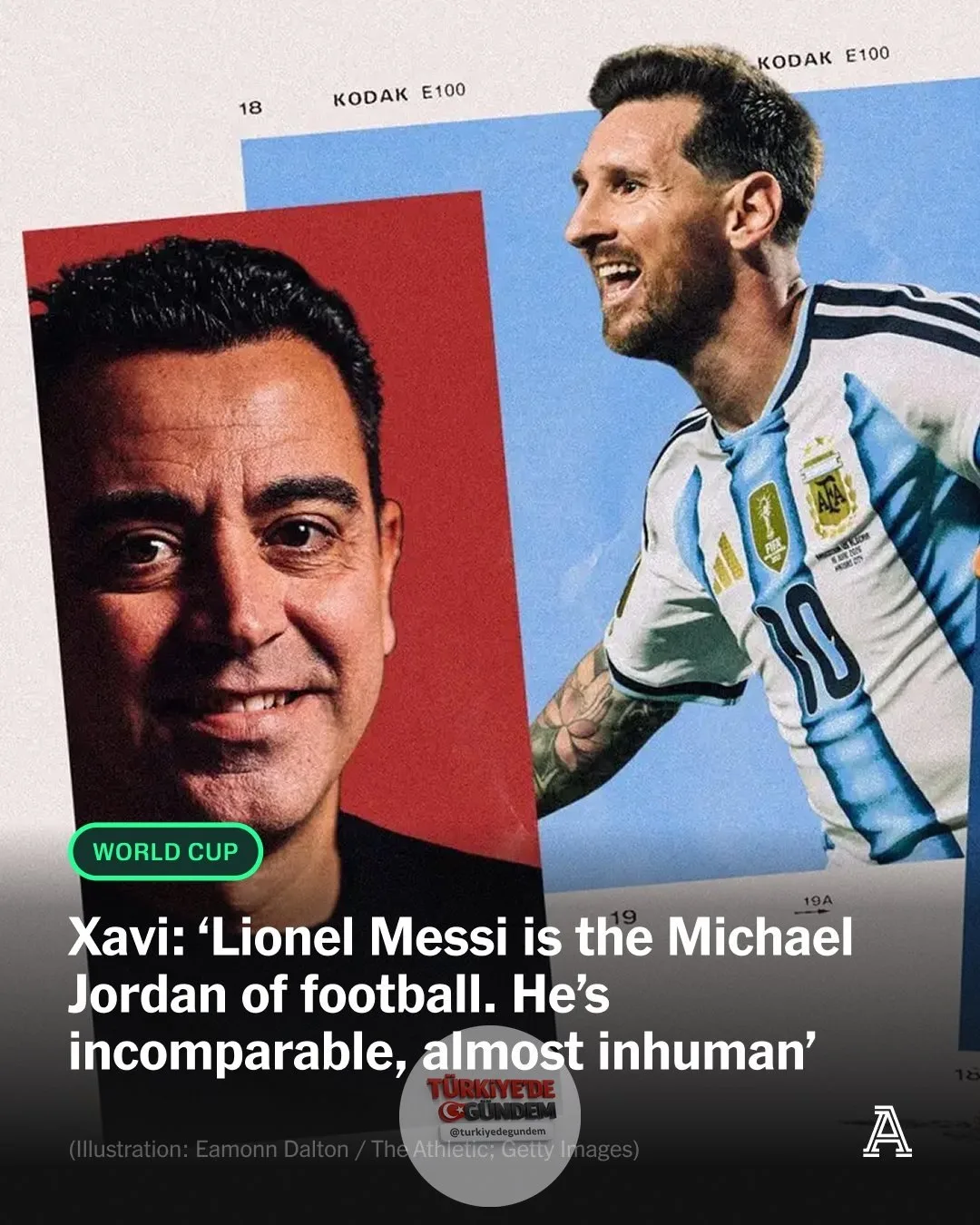 "O, futbolun Michael Jordan'ı. Futbolda onunla kıyaslanabilecek kimse yok. Son 20 yılın en iyisiydi. Aradan geçen onca zamana rağmen hâlâ sahaya çıkıp bize bunu gösteriyor. Bir daha onun gibi bir futbolcu göreceğimize inanmıyorum." The Athletic için