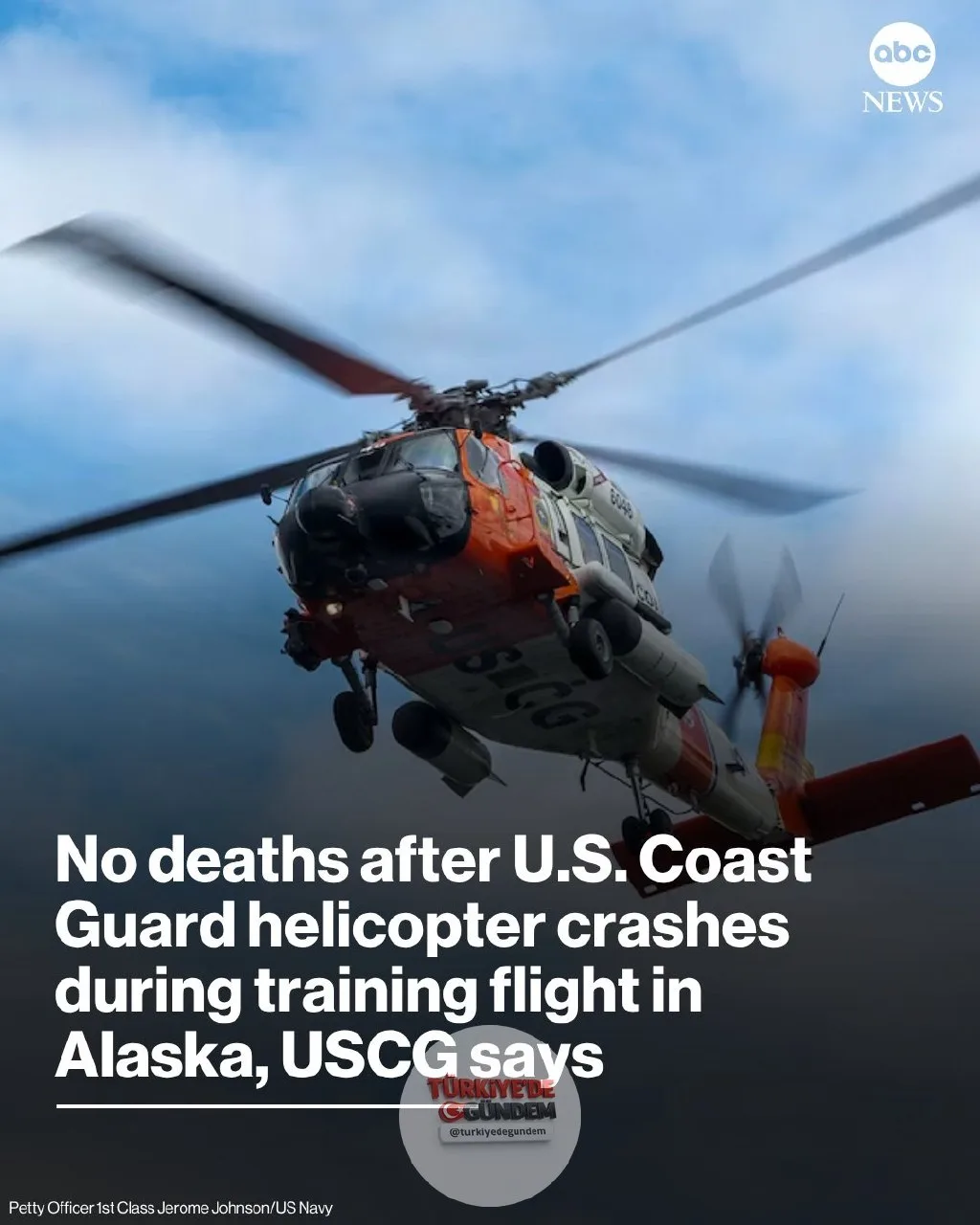 ABD Sahil Güvenlik ekipleri, Pazartesi günü Alaska'da eğitim uçuşu sırasında düşen helikopterde herhangi bir can kaybı yaşanmadığını açıkladı. Devamını oku: