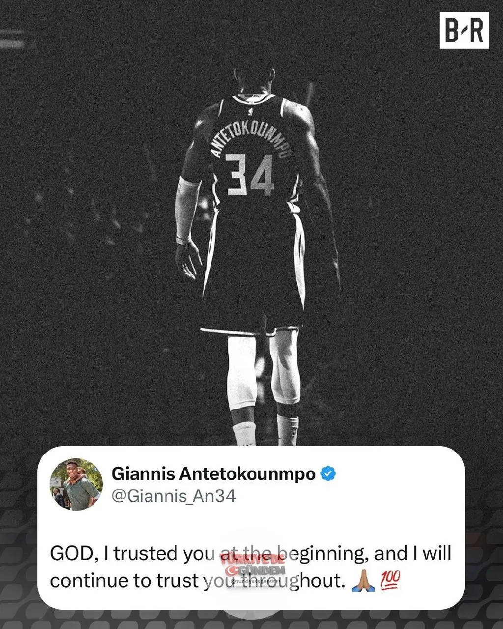Takas söylentilerinin gölgesinde Giannis Antetokounmpo'dan yeni sosyal medya paylaşımı (Kaynak: @Giannis_An34)