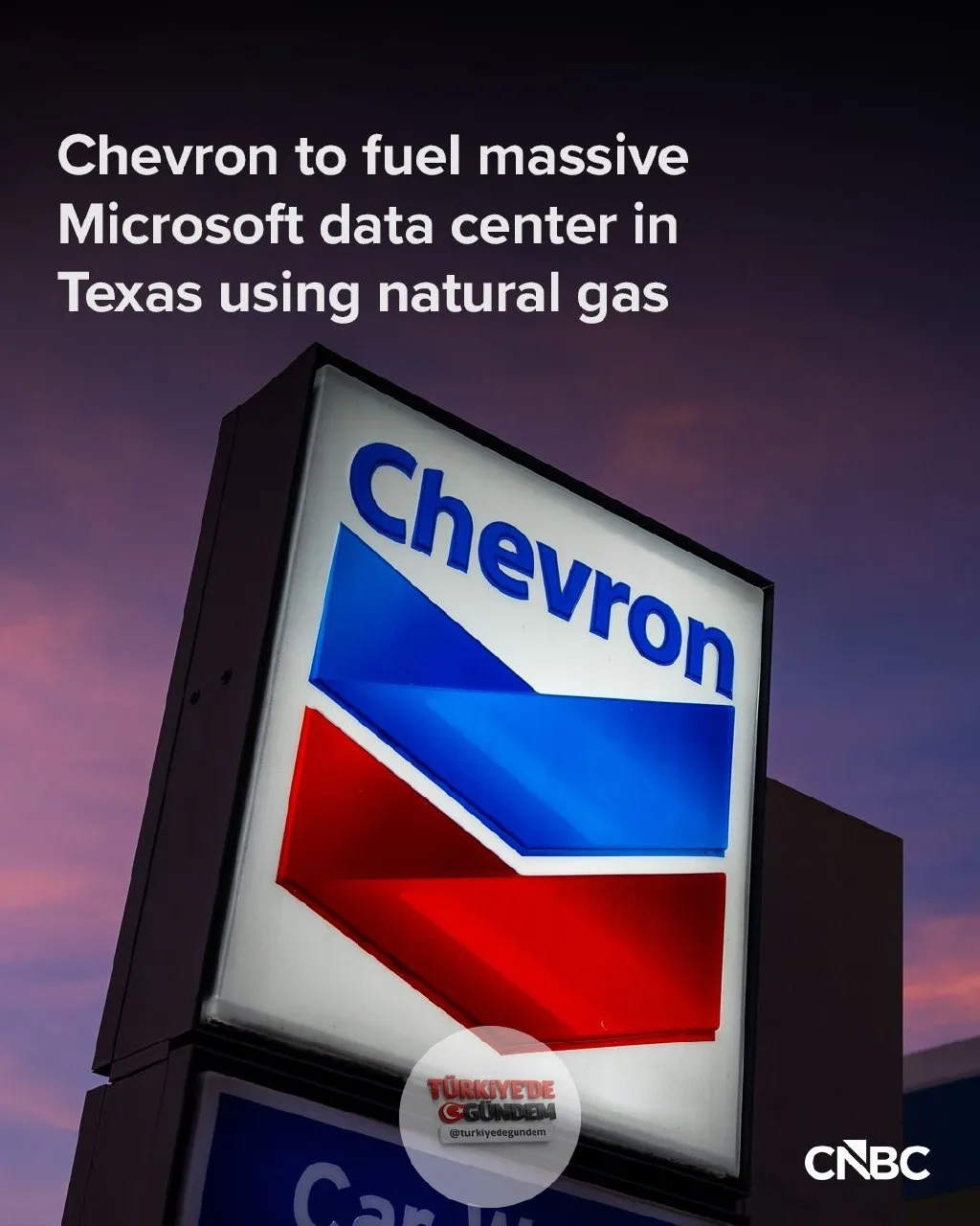 Chevron, Pazartesi günü yaptığı açıklamada, Batı Teksas'taki devasa bir Microsoft veri merkezine 20 yıllık bir anlaşma kapsamında doğal gaz sağlayacağını duyurdu. "Project Kilby" olarak adlandırılan veri merkezinin, yaklaşık iki milyon konutun enerji