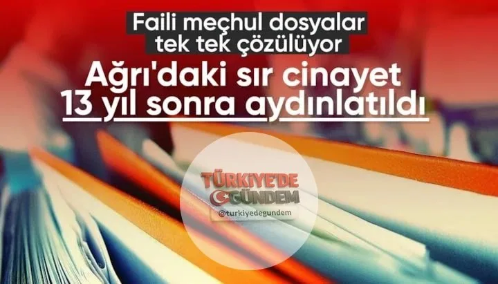Ağrı'da 2013 yılında kaybolan Nesim B.'nin dosyası, 2026 yılında soruşturmanın yeniden açılmasıyla aydınlatıldı. Olayın cinayet olduğu ortaya çıkarken, polis ekiplerinin düzenlediği özel operasyonla 5 şüpheli gözaltına alındı.