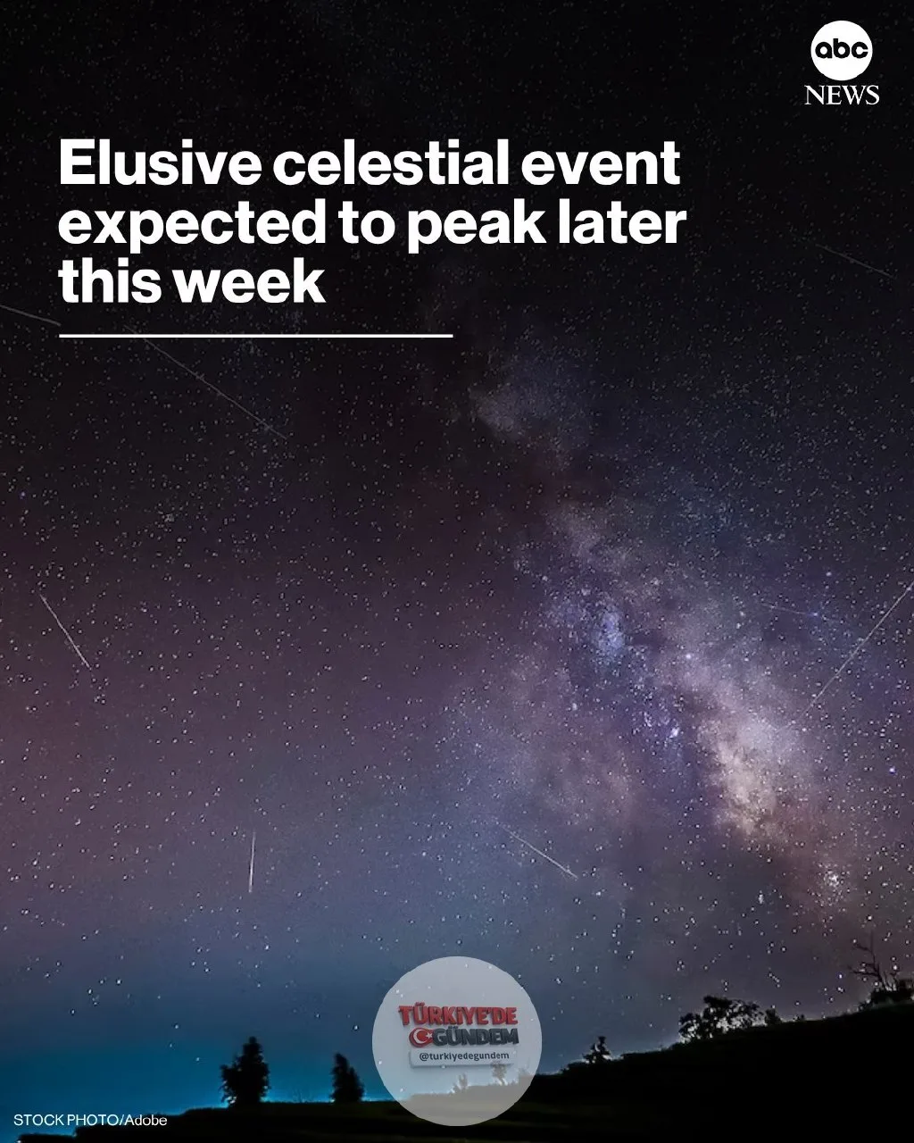 Popüler Astronomi Derneği'ne göre, normalde sadece birkaç meteorun gözlemlenebildiği Haziran Bootid meteor yağmuru, bugün ile cumartesi günü arasında zirveye ulaşabilir. Devamını oku: