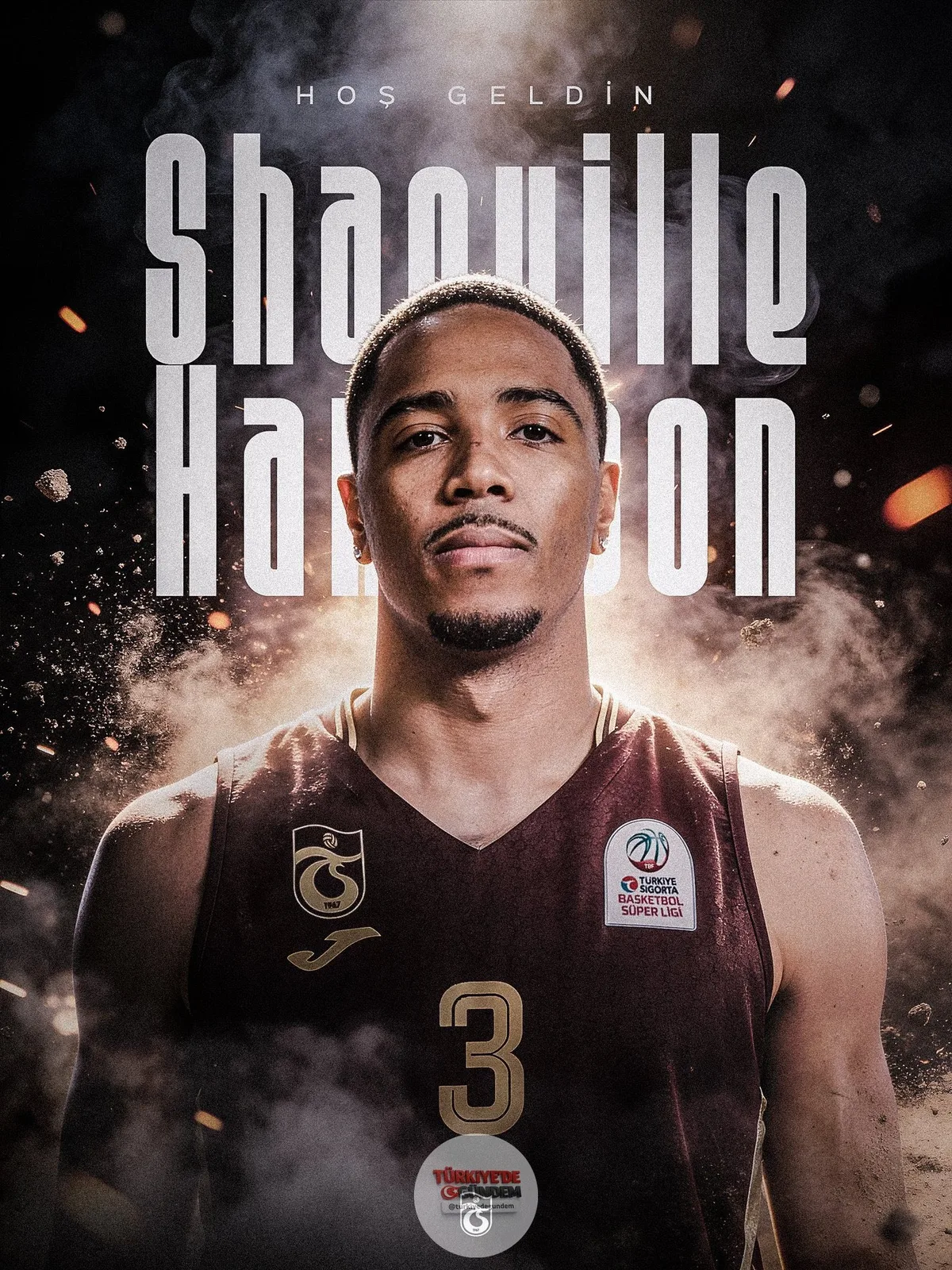 Trabzonspor, kadrosuna Shaquille Harrison'ı kattı.