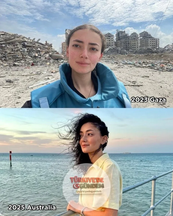 Filistinli gazeteci Alaqad: "Coğrafya kaderdir. Bu fotoğraflardaki özgürlük ve rahatlık arasındaki tek fark bulunduğum konum. Ben aynı kişiyim ancak hangi ülkede olduğum hayattaki şansımı değiştiriyor. İsrail, Gazze'deki insanları temel ihtiyaçlarınd