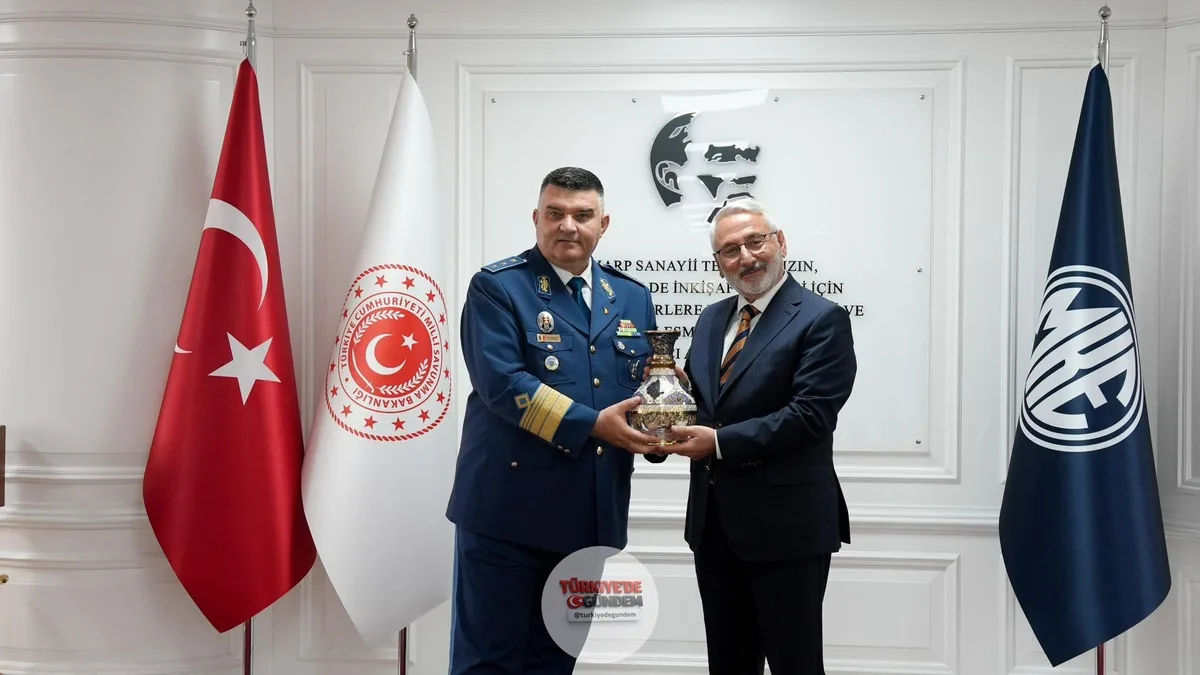 Romanya Hava Kuvvetleri Komutanı MKE'yi Ziyaret Etti