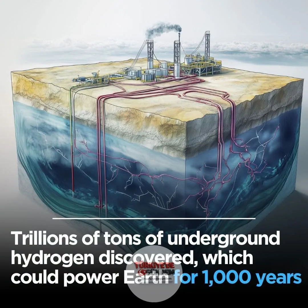 1-) 🌍 Dünya, yüzeyinin altında gömülü trilyonlarca ton hidrojen gazı ile henüz keşfedilmemiş bir enerji kaynağına ev sahipliği yapıyor. Üstelik bu kaynak, dünyayı yüzyıllar boyunca besleyebilir. ABD Jeoloji Araştırmaları Kurumu'ndan Geoffrey Ellis li