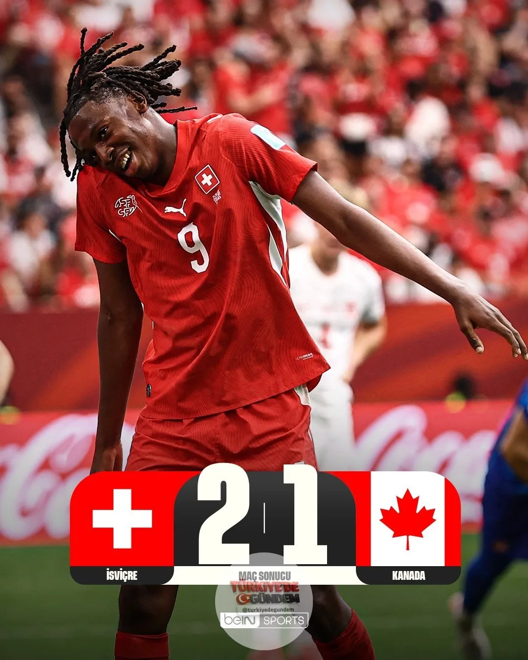 Liderin belirlendiği B Grubu maçında kazanan İsviçre oldu! İsviçre 2-1 Kanada