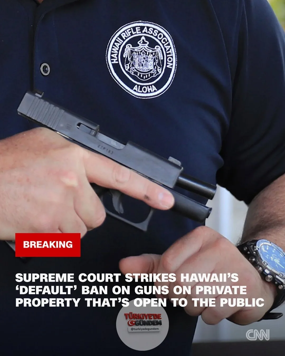 ABD Yüksek Mahkemesi, Hawaii'nin halka açık özel mülklerde silah bulundurmayı "varsayılan" olarak yasaklayan kararını iptal etti; bu gelişme silah güvenliği savunucuları için büyük bir gerileme olarak değerlendiriliyor. Canlı güncellemeleri takip edi