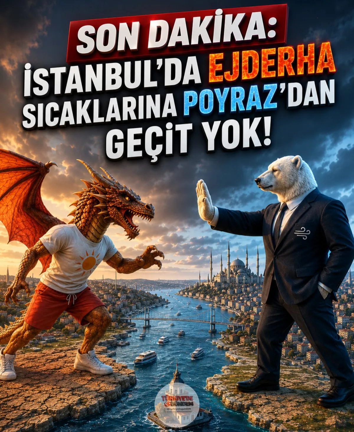 SON DAKİKA | İstanbul'da Poyraz Etkisiyle 35-43 Derecelik "Ejderha Sıcakları"na Geçit Yok! Son verilere göre İstanbul, 6 gün daha poyrazın etkisi altında kalacak. Poyraz rüzgarları 6 gün boyunca esmeye devam edecek. 28-31 derece arasında seyredecek s