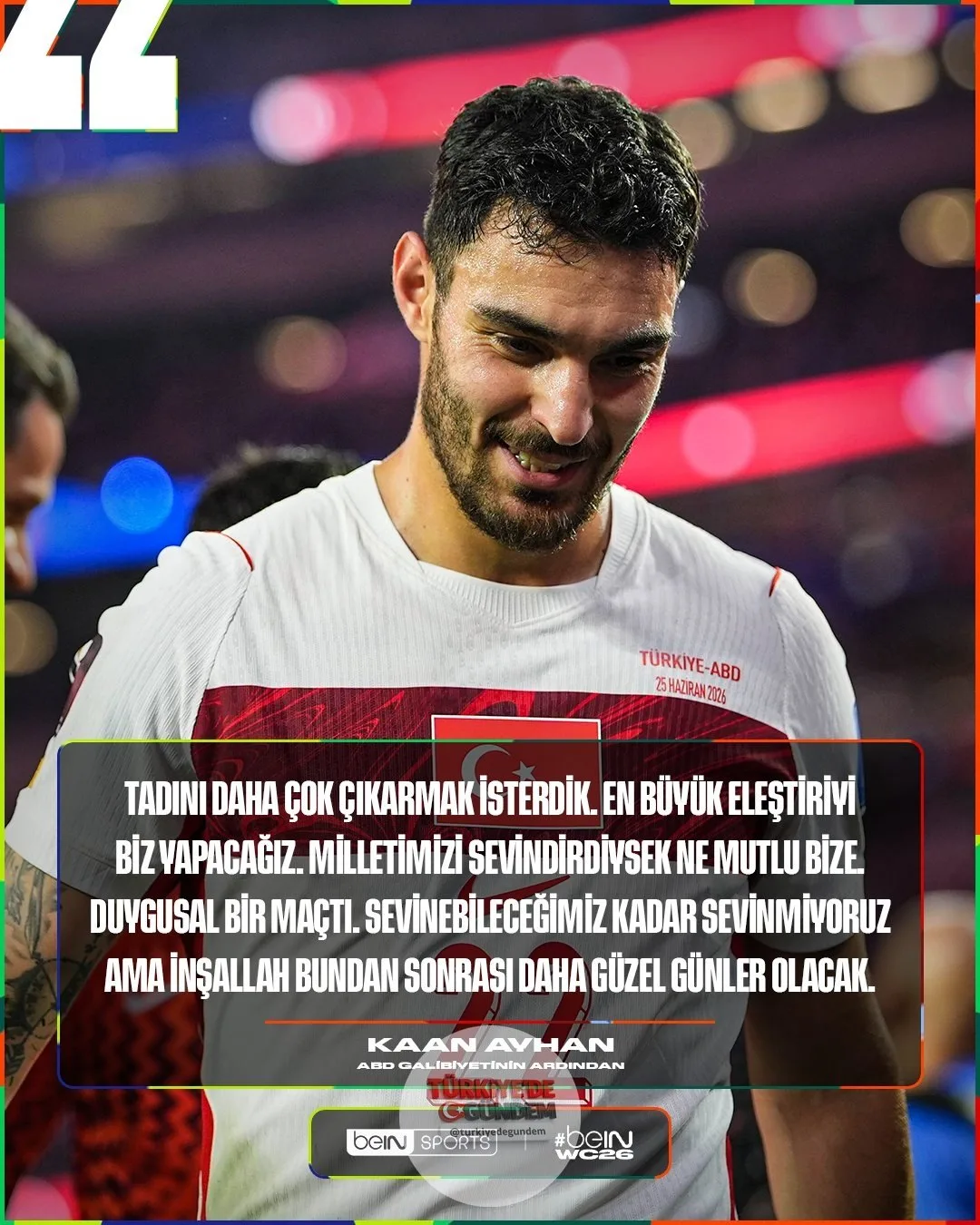 ABD karşısında alınan galibiyetin ardından milli takım oyuncularımızın yaptığı açıklamalar.
