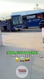 Alman futbolcu Leon Goretzka, maçın ardından yanlışlıkla Ekvador milli takım otobüsüne bindi.
