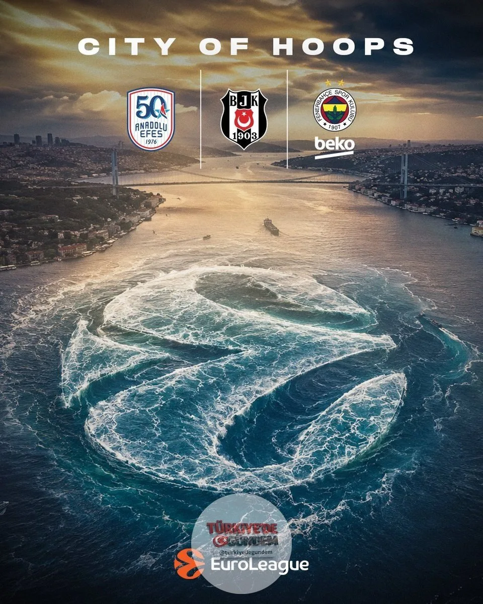 EuroLeague'den paylaşım: "Üç takım, tek şehir. İstanbul, yeni sezona hazır!"