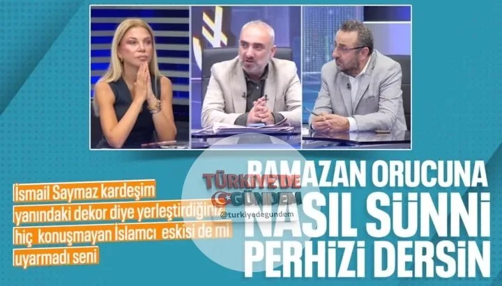 Gazeteci İsmail Saymaz, Özgür Özel'in cemevi ziyaretine ilişkin açıklamalarda bulunurken, Alevilerin yas orucundan yeni çıktığını belirtti ve tutulan orucun farklılığını vurgulamak için "Sünnilikteki gibi bir perhiz anlamında oruç değil" cümlesini ku