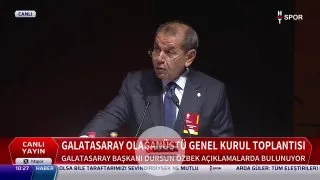 Dursun Özbek: Yetki istediğimiz gayrimenkul projelerinin toplam yatırım tutarı, birazdan TSKB raporlarında da göreceğiniz gibi yaklaşık 250 milyon dolardır. Bu sene kulübün konsolide bütçesinin yaklaşık 500 milyon euro olacağı düşünülürse, bu rakamın